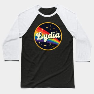 Lydia // Rainbow In Space Vintage Style Baseball T-Shirt